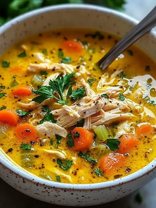 Hearty Chicken Potato Soup