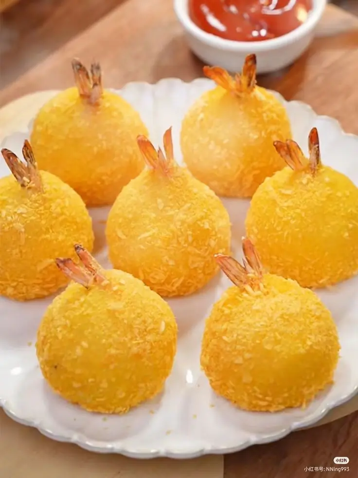 Crispy Shrimp Potato Balls