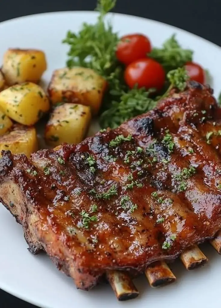 🍖 Sticky BBQ Pork Ribs (Oven-Baked & Glazed)