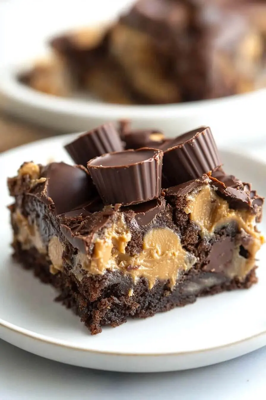 Peanut Butter Earthquake Cake