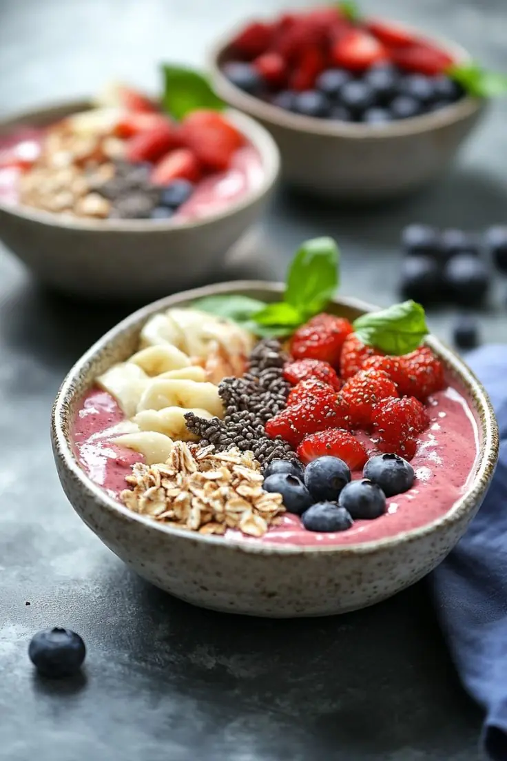 Berry Banana Smoothie Bowl