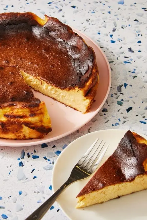 Basque Burnt Cheesecake – A Bold, Creamy Dessert with a Deeply Caramelized Finish