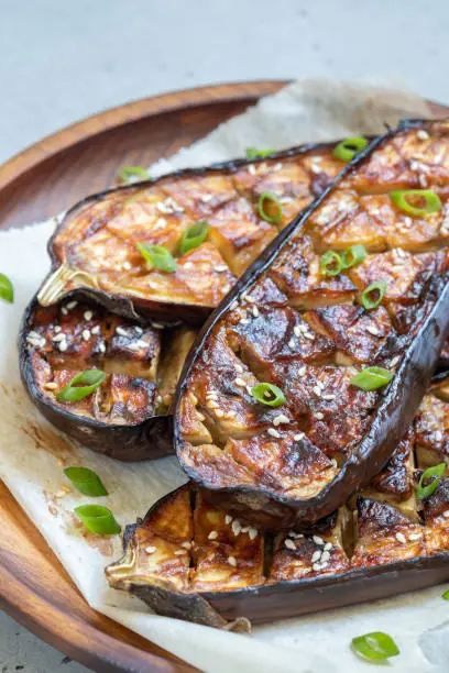 Miso-Glazed Eggplant – A Japanese-Inspired Dish with Deep Umami and Gentle Sweetness