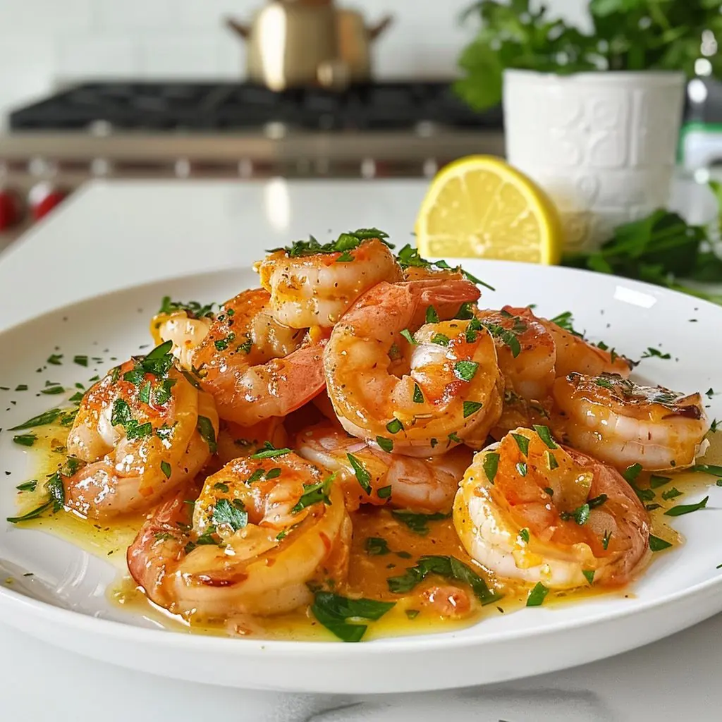 🦐 Garlic Butter Shrimp (Shrimp Scampi Style)
