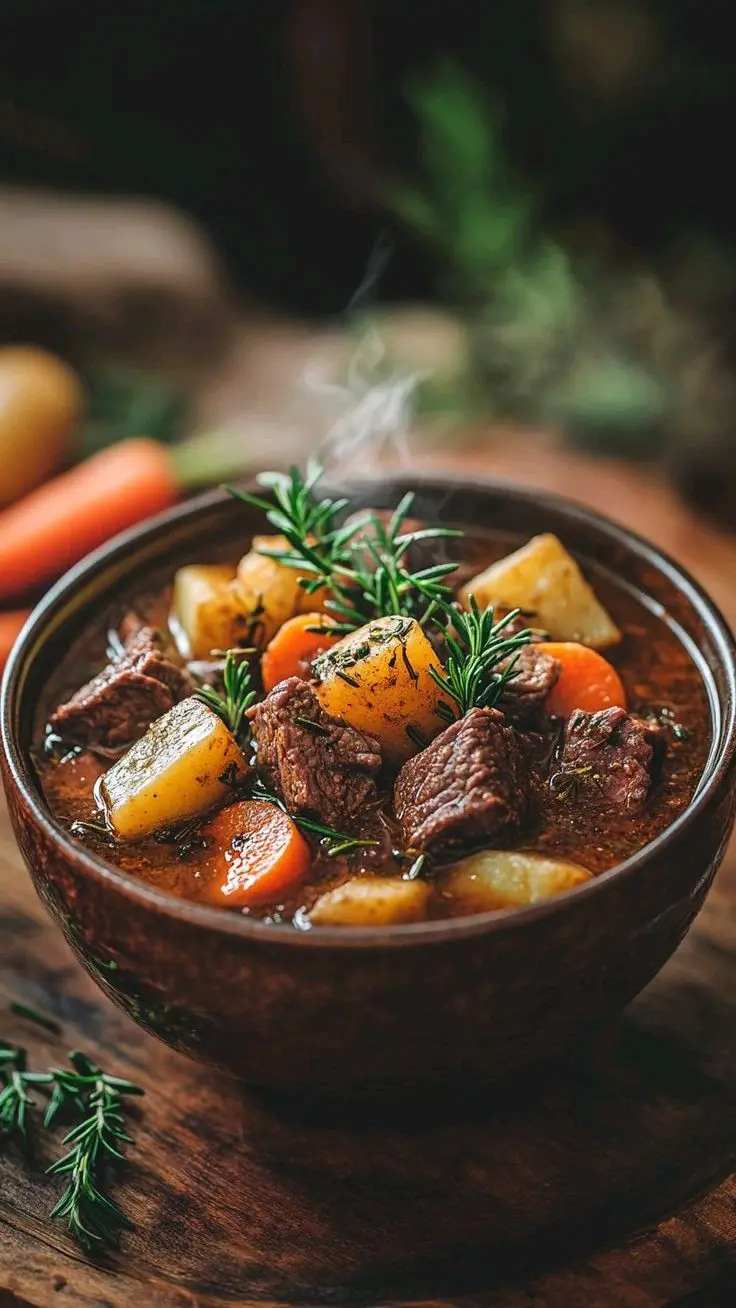 🥘 CLASSIC SLOW-COOKED BEEF STEW (Restaurant Style)