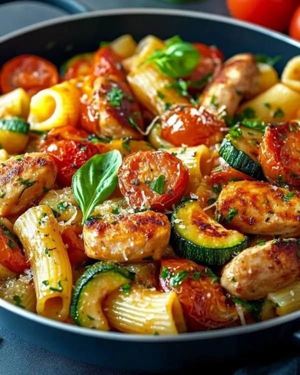 🍝 Italian Sausage & Zucchini Rigatoni