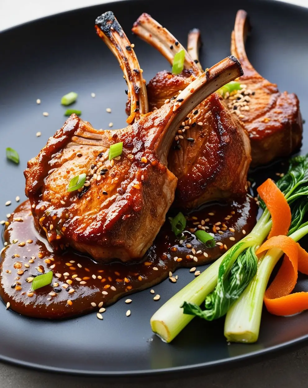🍖 Asian Glazed Lamb Chops