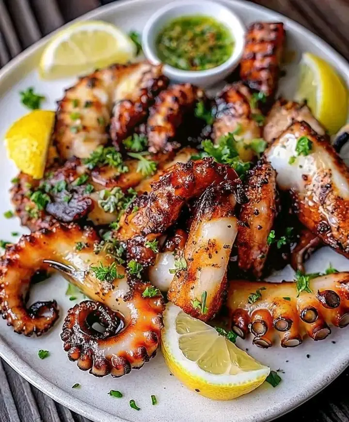 🐙 Grilled Garlic Butter Octopus