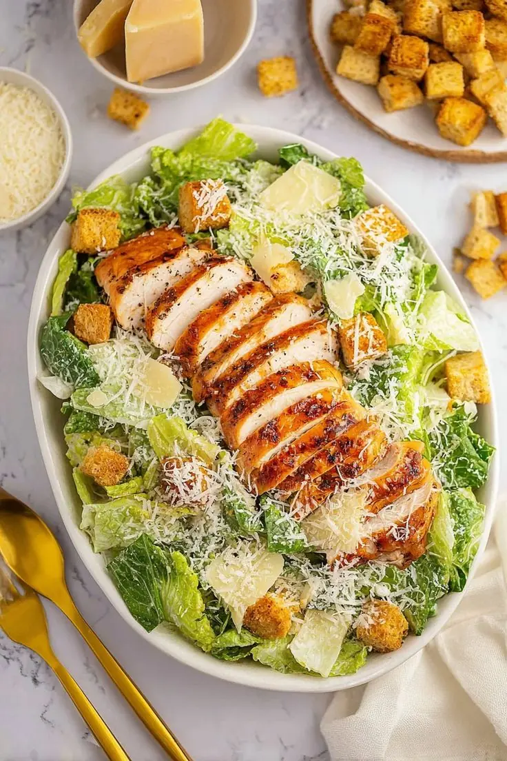 Crispy Chicken Caesar Salad