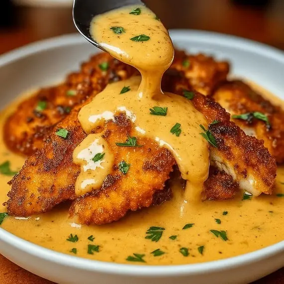 Creamy Parmesan Chicken Skillet – Golden Chicken in a Silky Garlic Parmesan Cream Sauce