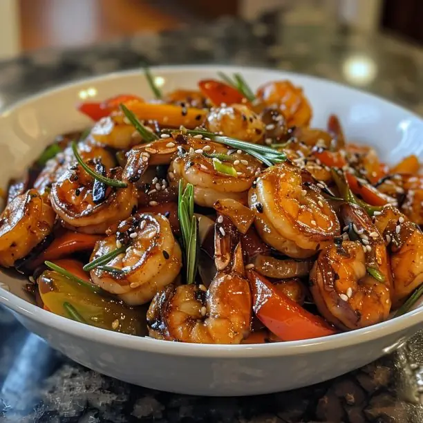 Garlic Butter Shrimp Stir-Fry with Vegetables