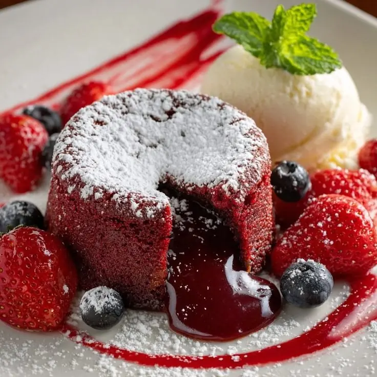 ❤️ Red Velvet Lava Cake