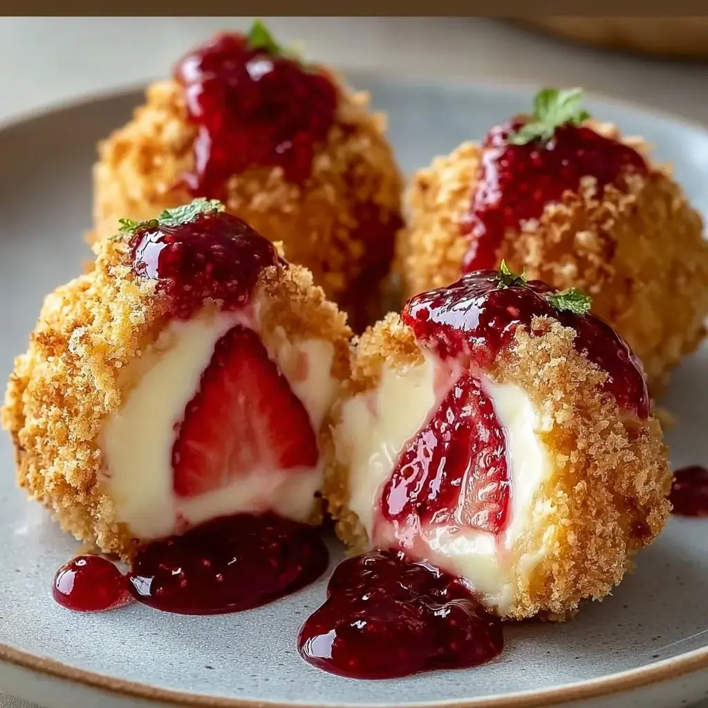 Strawberry Cream Cheese Dessert Balls