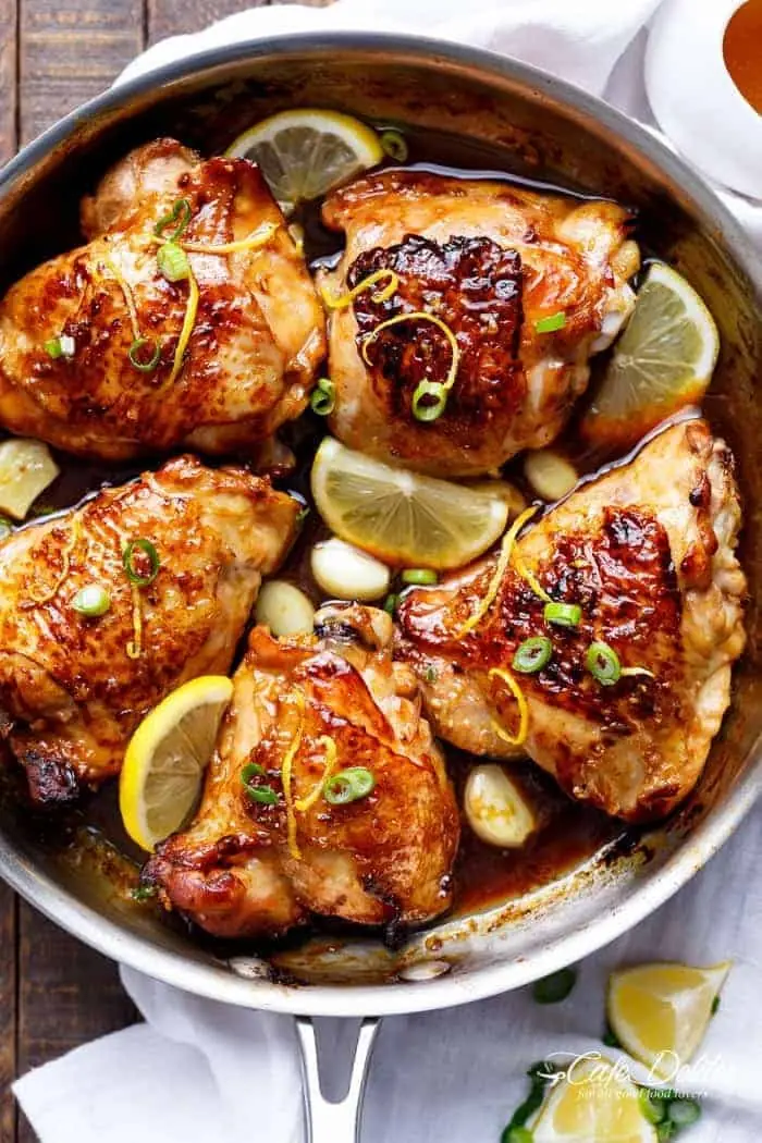Honey Lemon Chicken Skillet – Golden Chicken with a Bright Honey Lemon Glaze