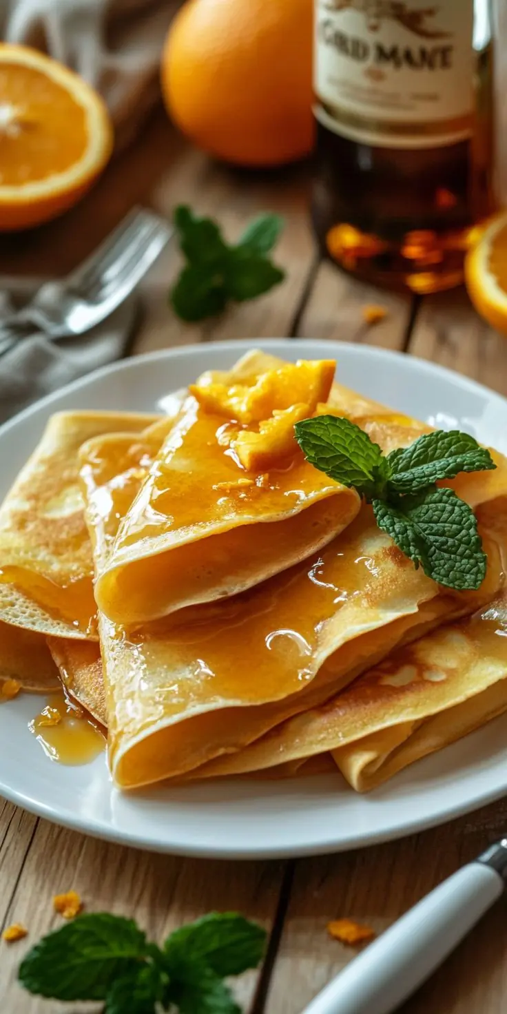 Orange Honey Crepes