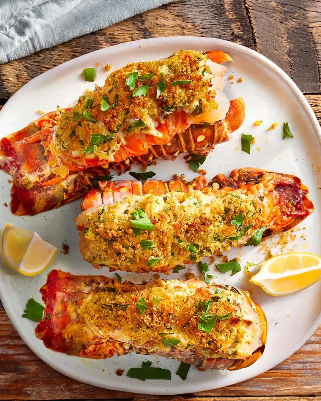 Garlic Butter Lobster Tail – Tender Lobster Baked with Rich Garlic Butter