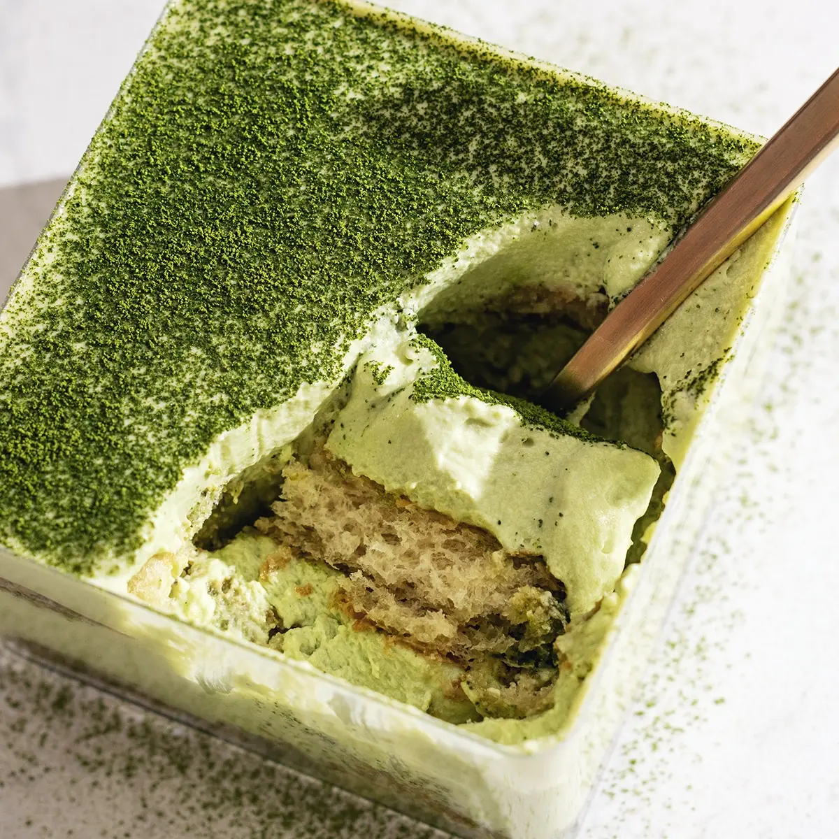 Matcha Tiramisu – Creamy Mascarpone Dessert with Matcha Layers