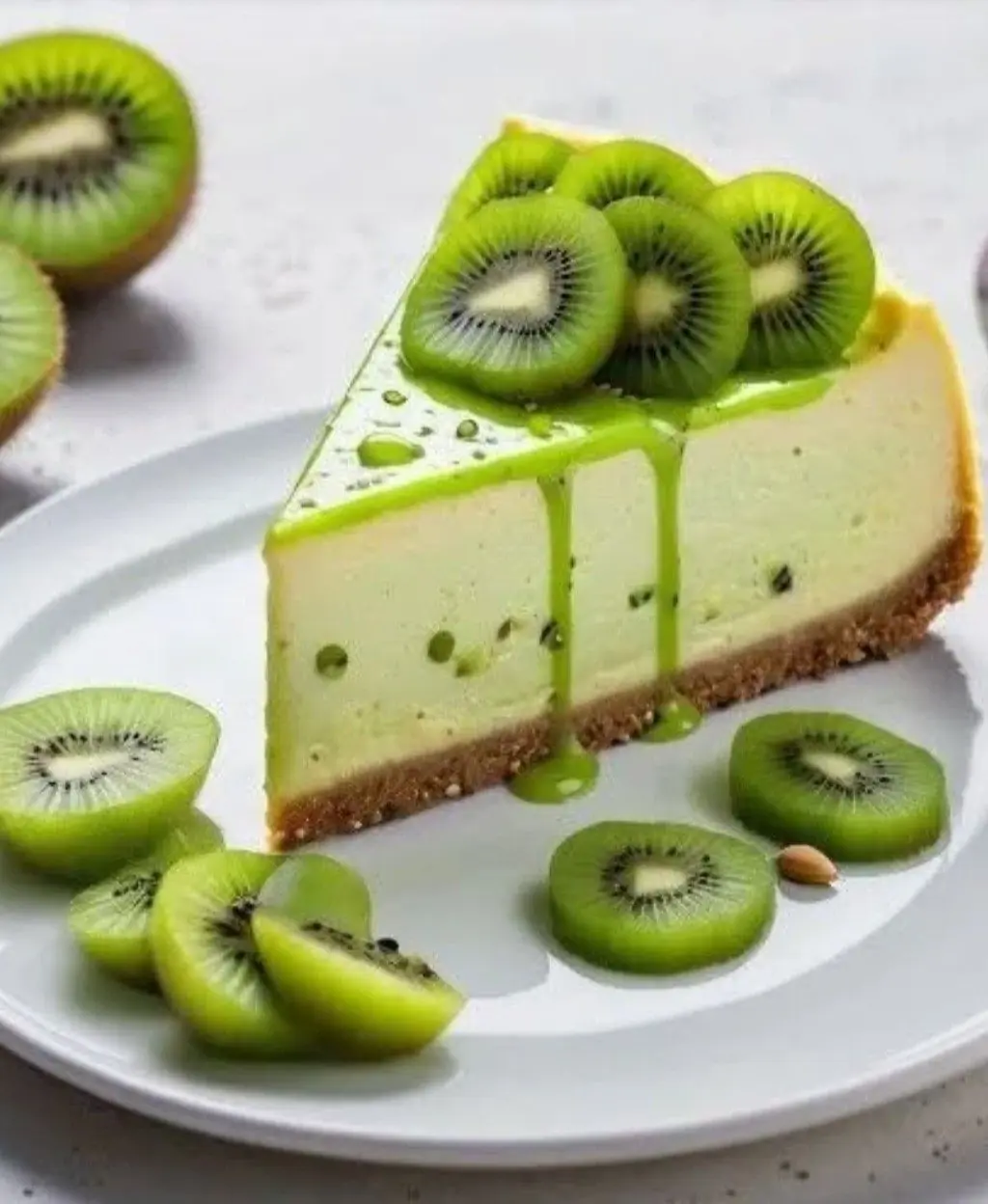 Kiwi Cream Layer Cake