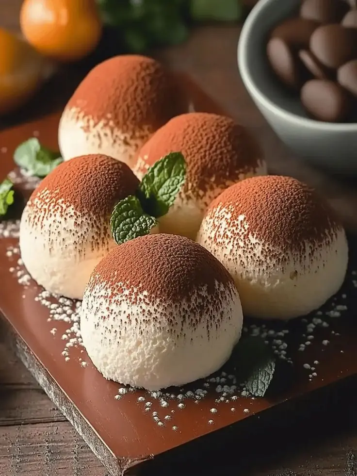 Mini Tiramisu Truffle Cakes