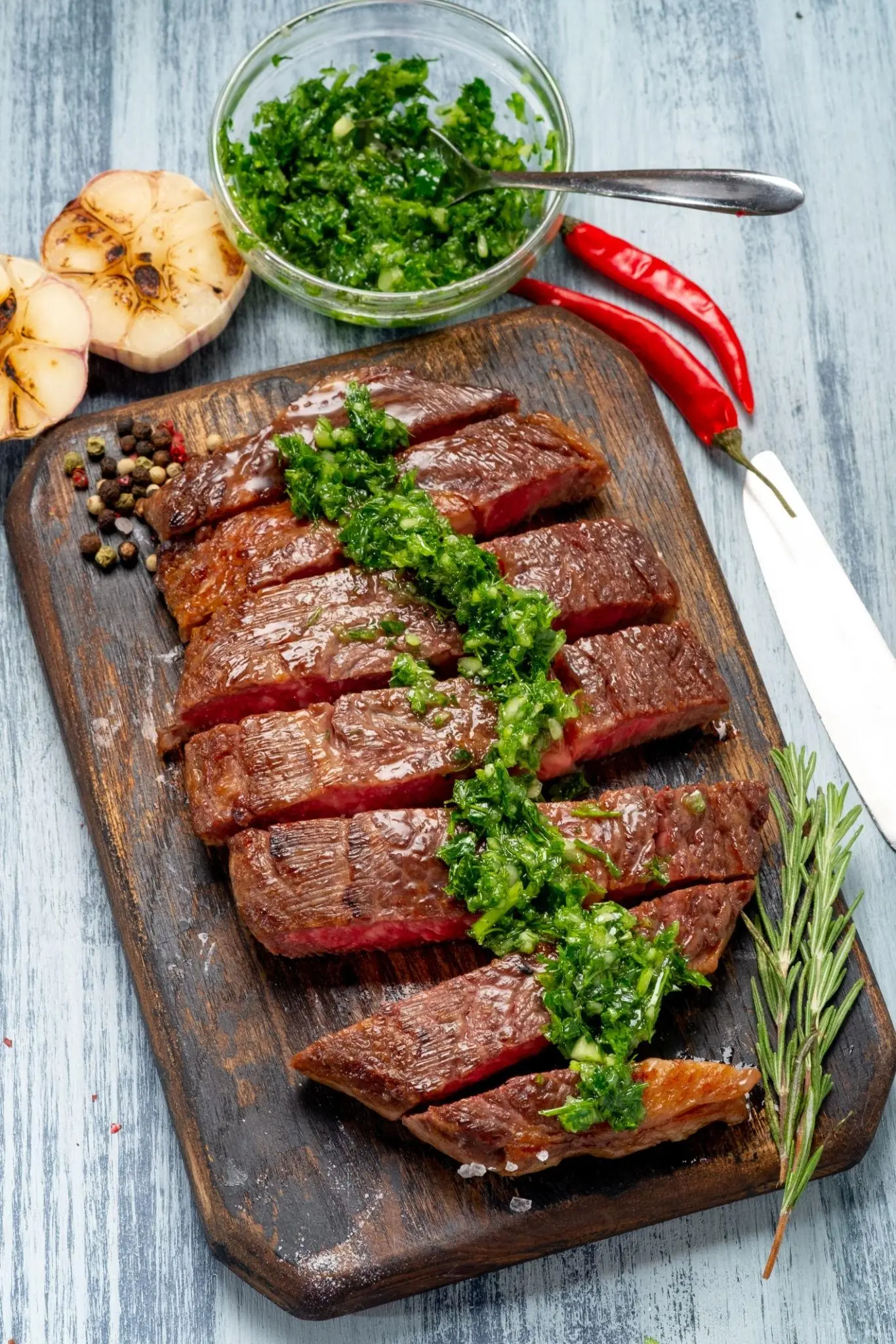 Beef Chimichurri Steak – Seared Steak with Fresh Herb Chimichurri