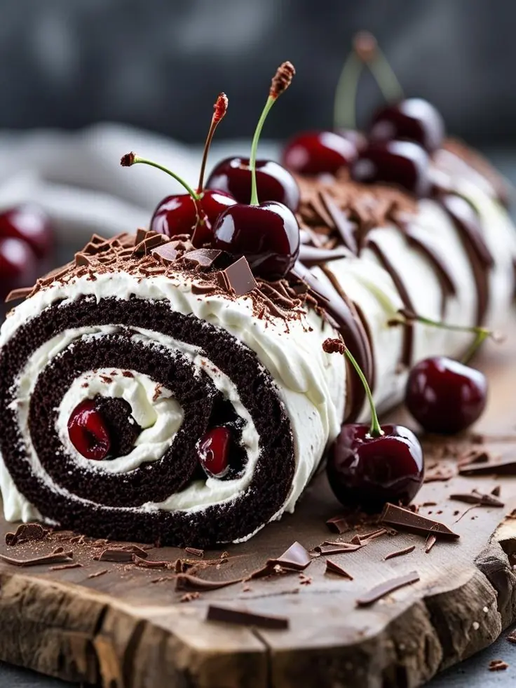 Black Forest Swiss Roll