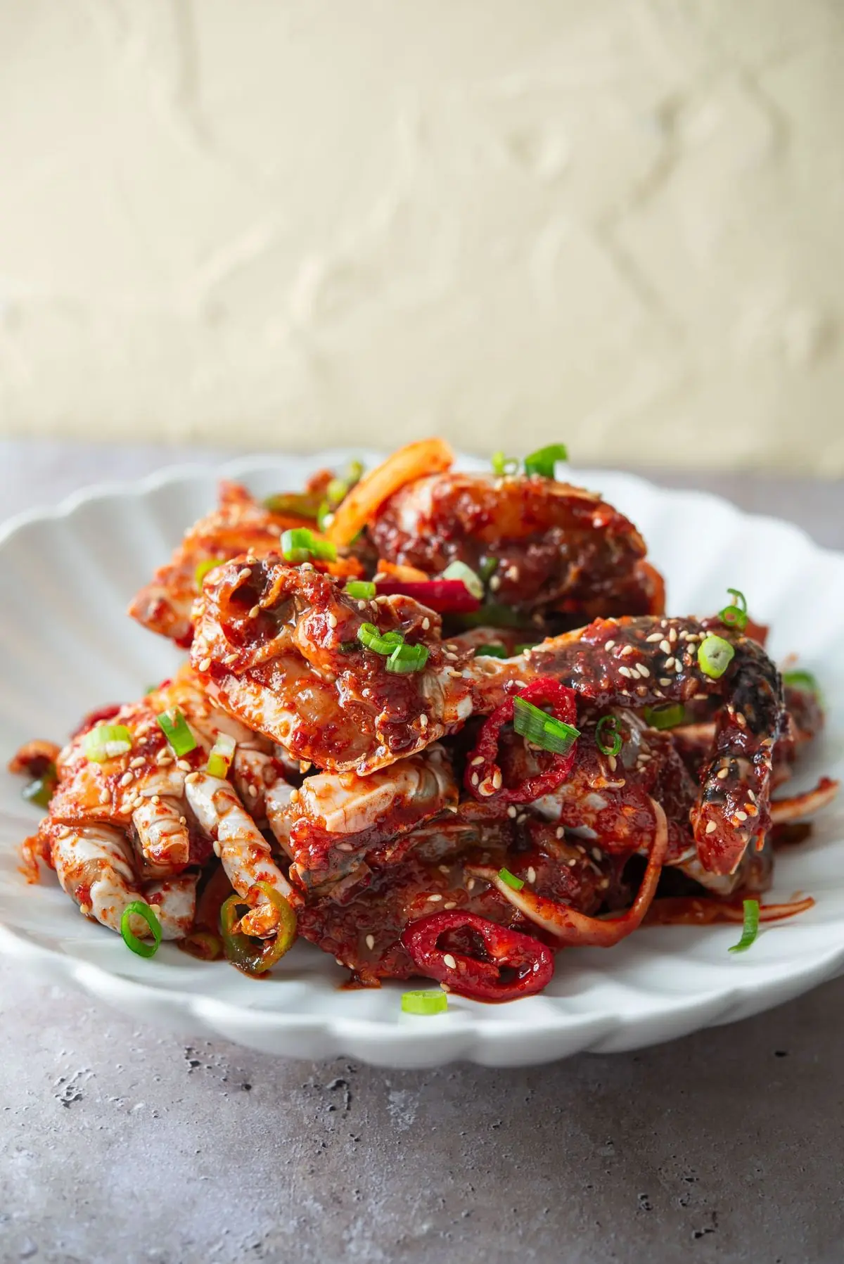 Korean Spicy Chili Crab (Gochujang Crab)