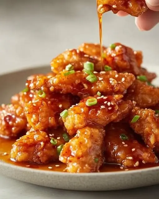 Sticky Korean Gochujang Chicken – Crispy Chicken in Sweet Spicy Chili Glaze