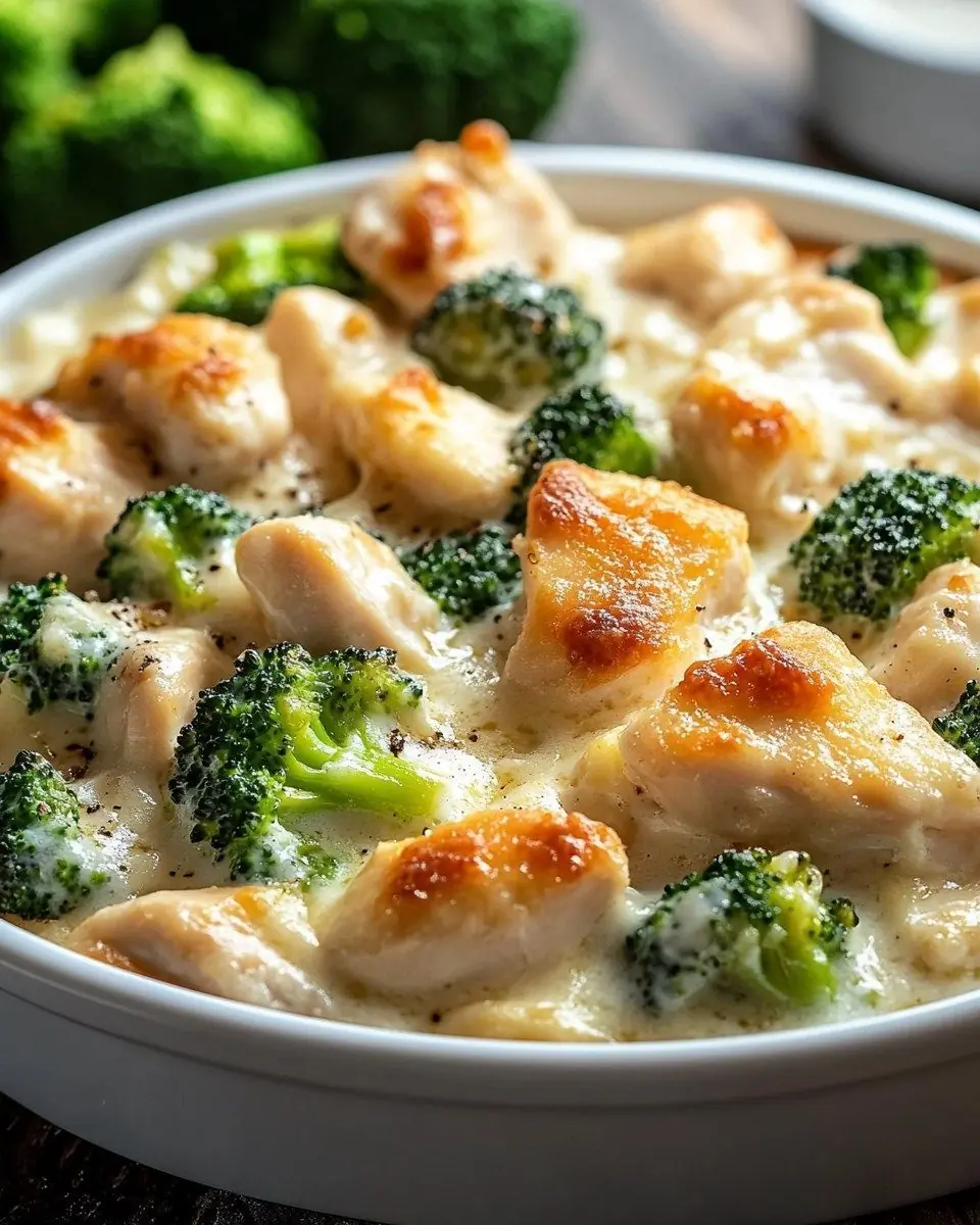 Creamy Garlic Chicken with Broccoli