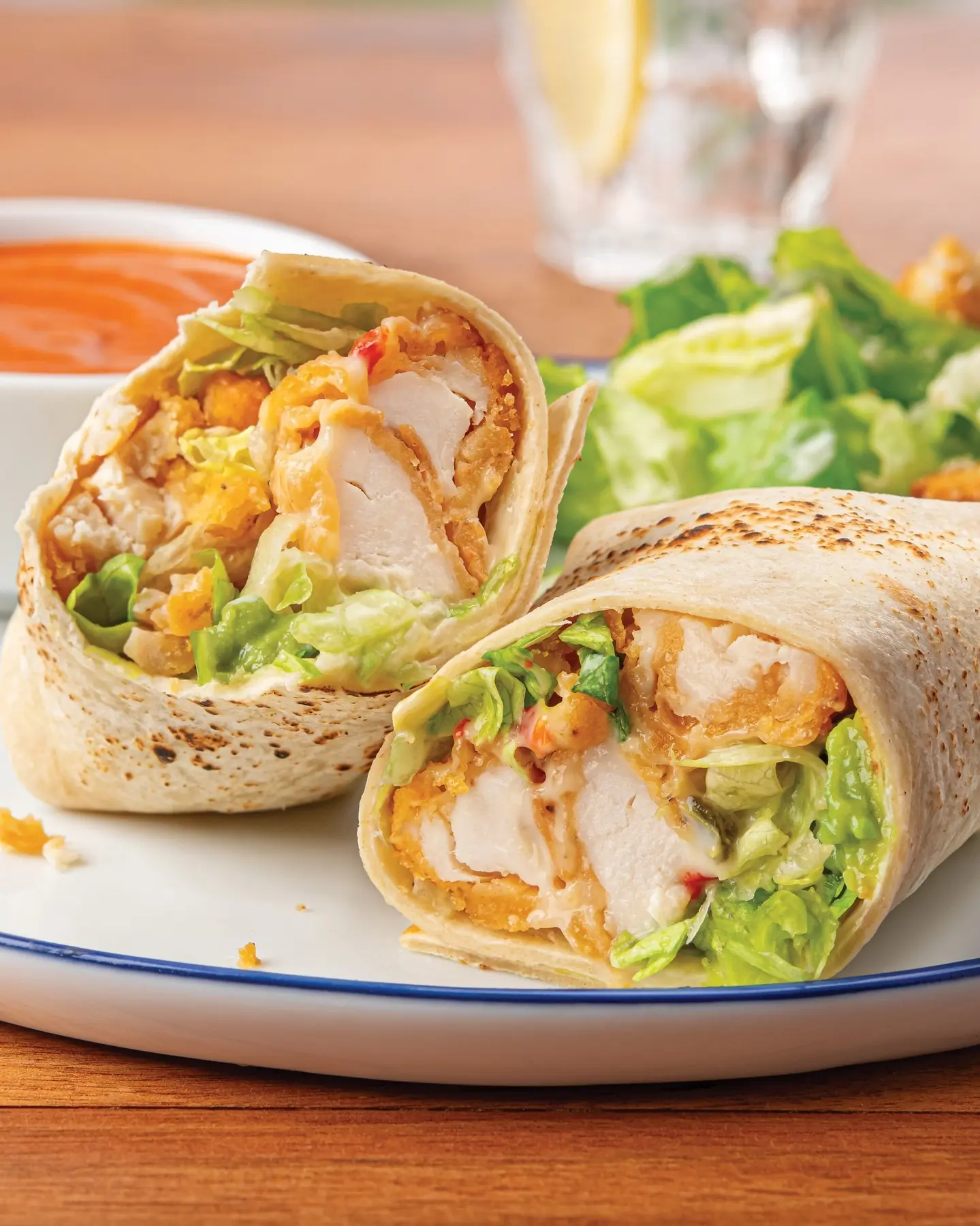 Crispy Buffalo Chicken Wrap – Crunchy Chicken with Spicy Buffalo Sauce