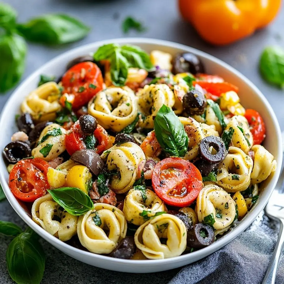 Italian Tortellini Pasta Salad