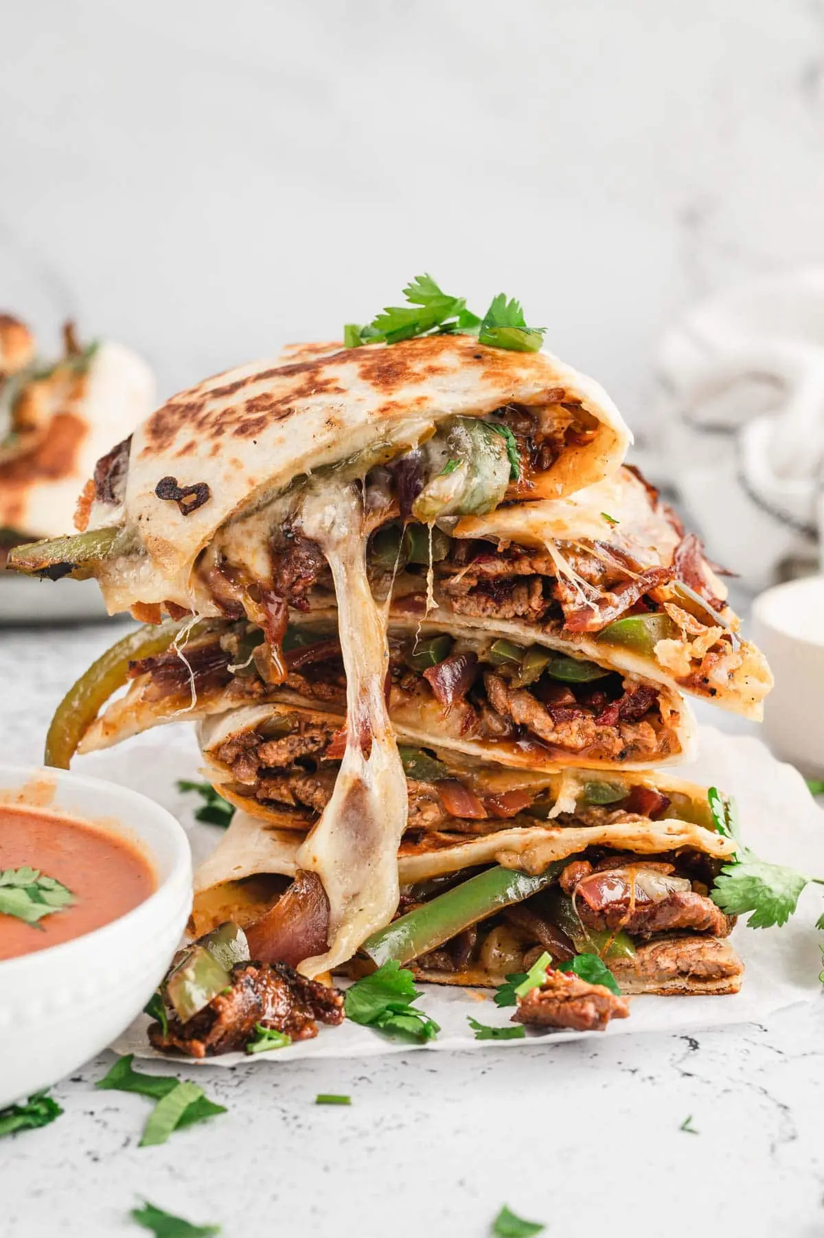 Steak Quesadilla – Crispy Tortilla with Juicy Beef and Melted Cheese