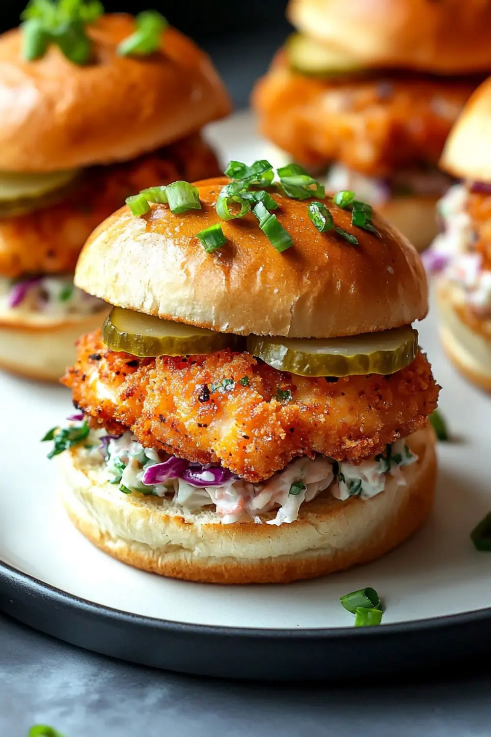 🍔 Crispy Fried Chicken Burger (Restaurant-Style)