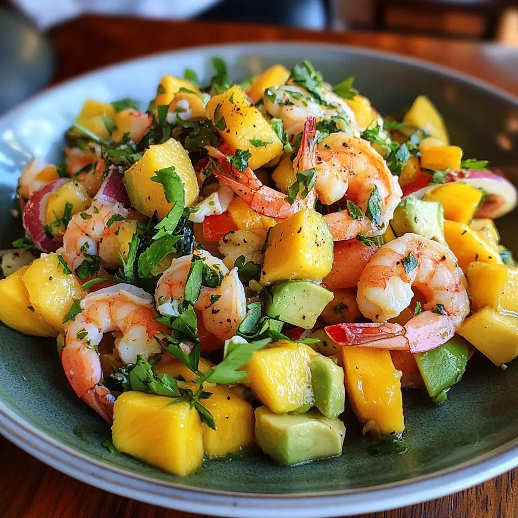 Shrimp Mango Avocado Salad