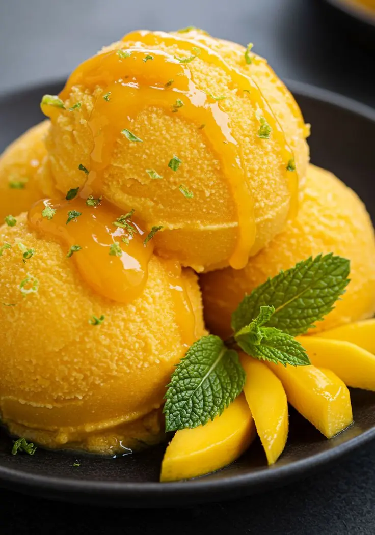 🥭 Mango Sorbet / Mango Ice Cream