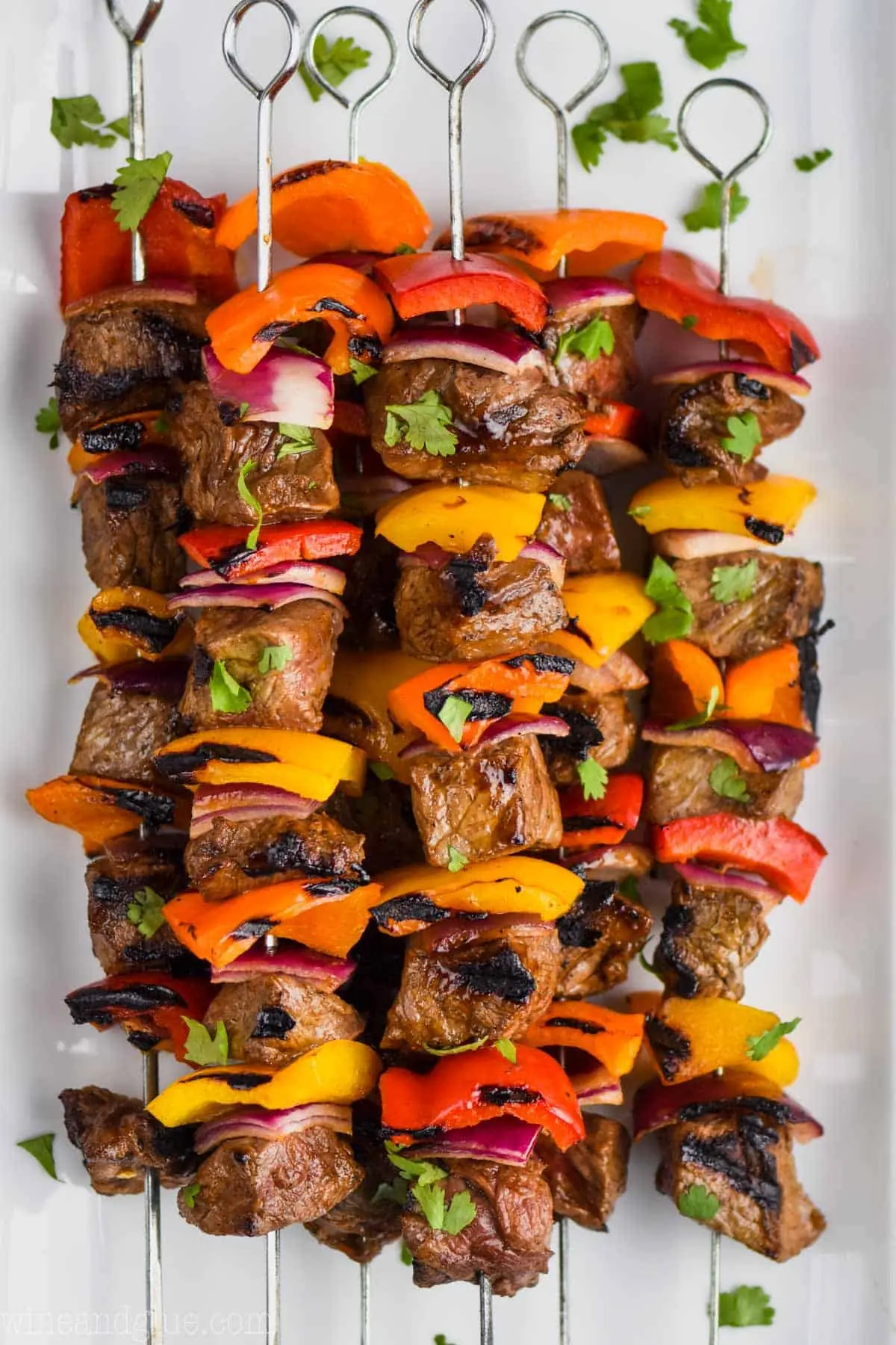 Fajita Steak Kabobs – Grilled Steak Skewers with Peppers and Bold Fajita Seasoning