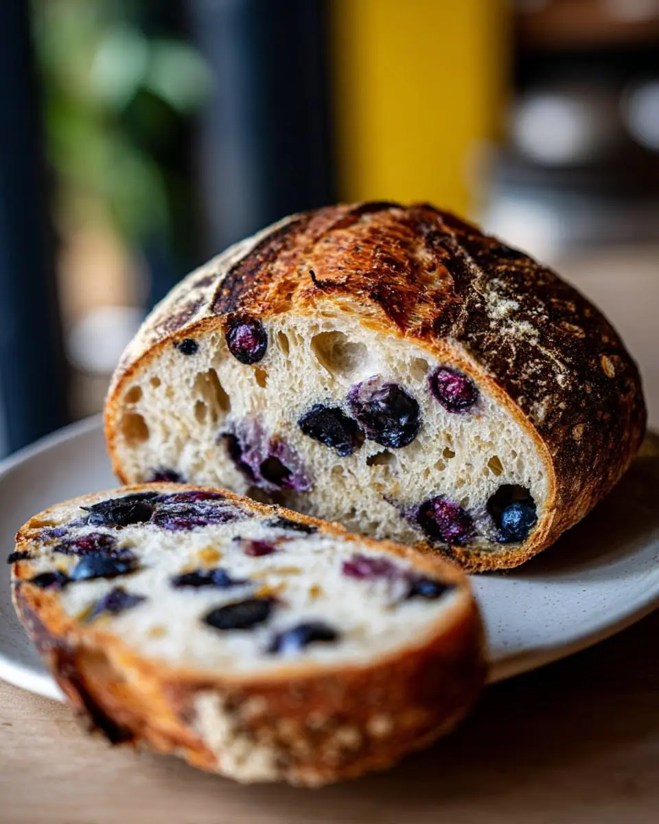 Blueberry Sourdough Bread