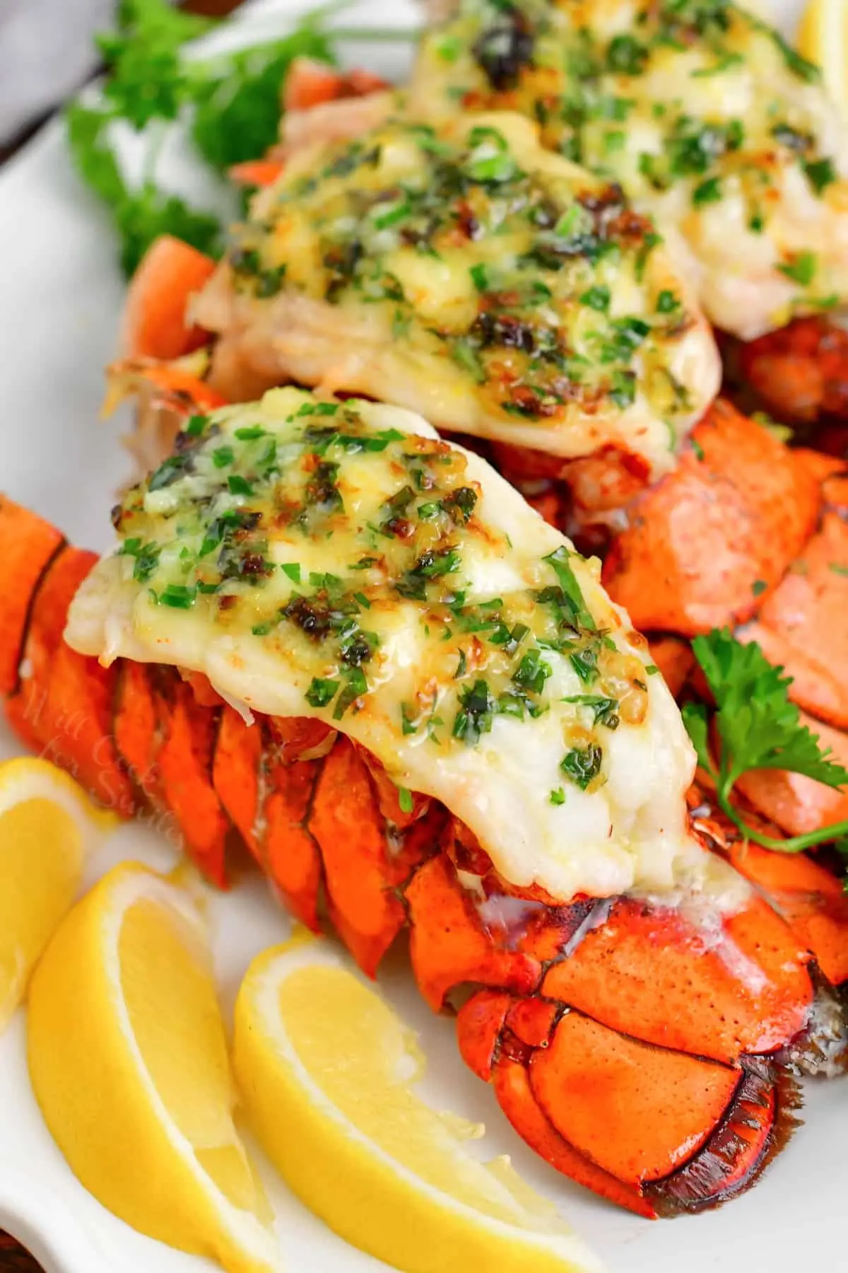Garlic-Herb Lava Lobster – Butterflied Lobster with a Molten Cream Center and Smoked Paprika Drip