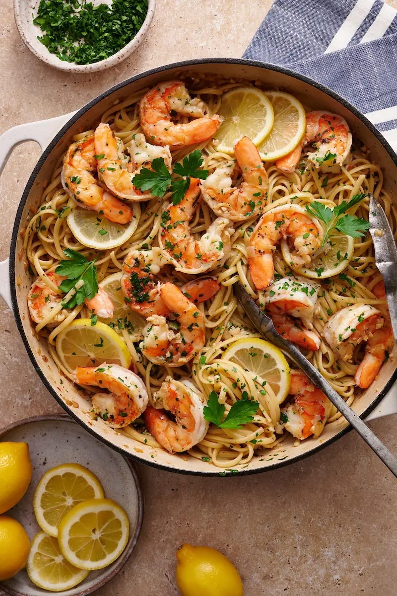Shrimp Scampi – Classic Jumbo Shrimp in a High-Gloss Garlic Butter Sauce
