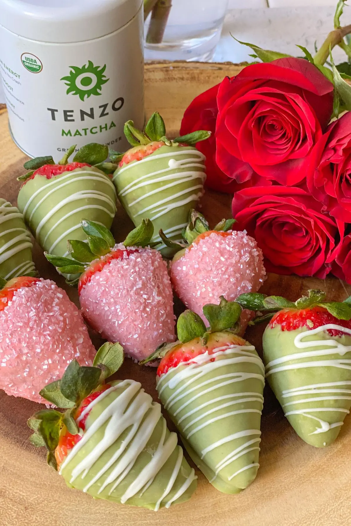 ๐ Matcha Chocolate Covered Strawberries