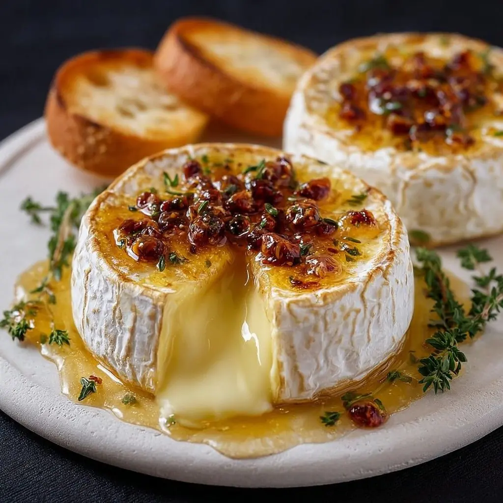 ๐ง Baked Camembert with Honey & Garlic