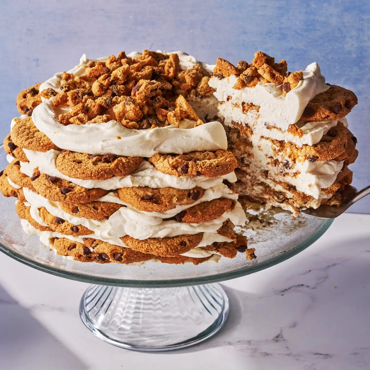 Milk 'N' Cookies Icebox Cake – Shattered-Dark Cacao with a High-Gloss Ebony Mirror