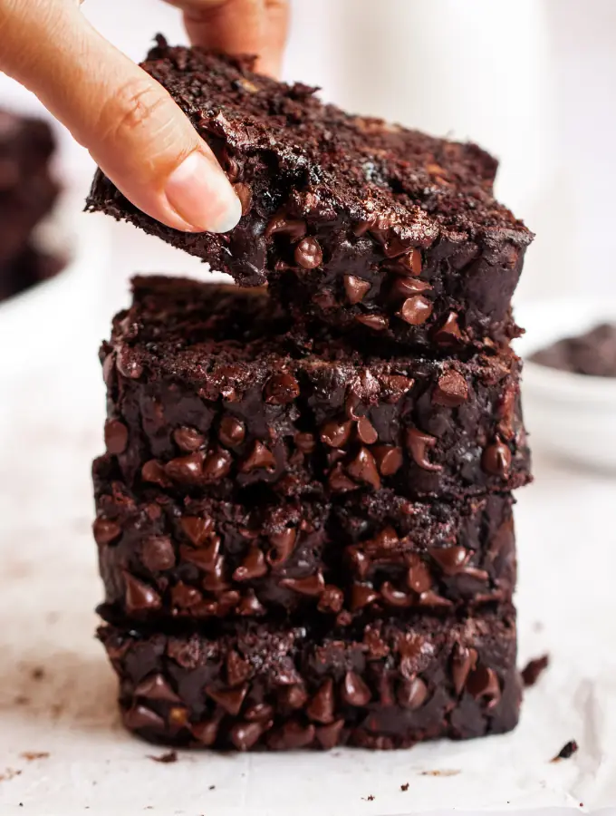 Double Chocolate Banana Bread – Shattered-Char Crust with a High-Gloss Obsidian Mirror