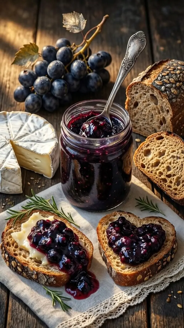 🍇 Homemade Blueberry Jam (Thick, Glossy & Not Too Sweet)