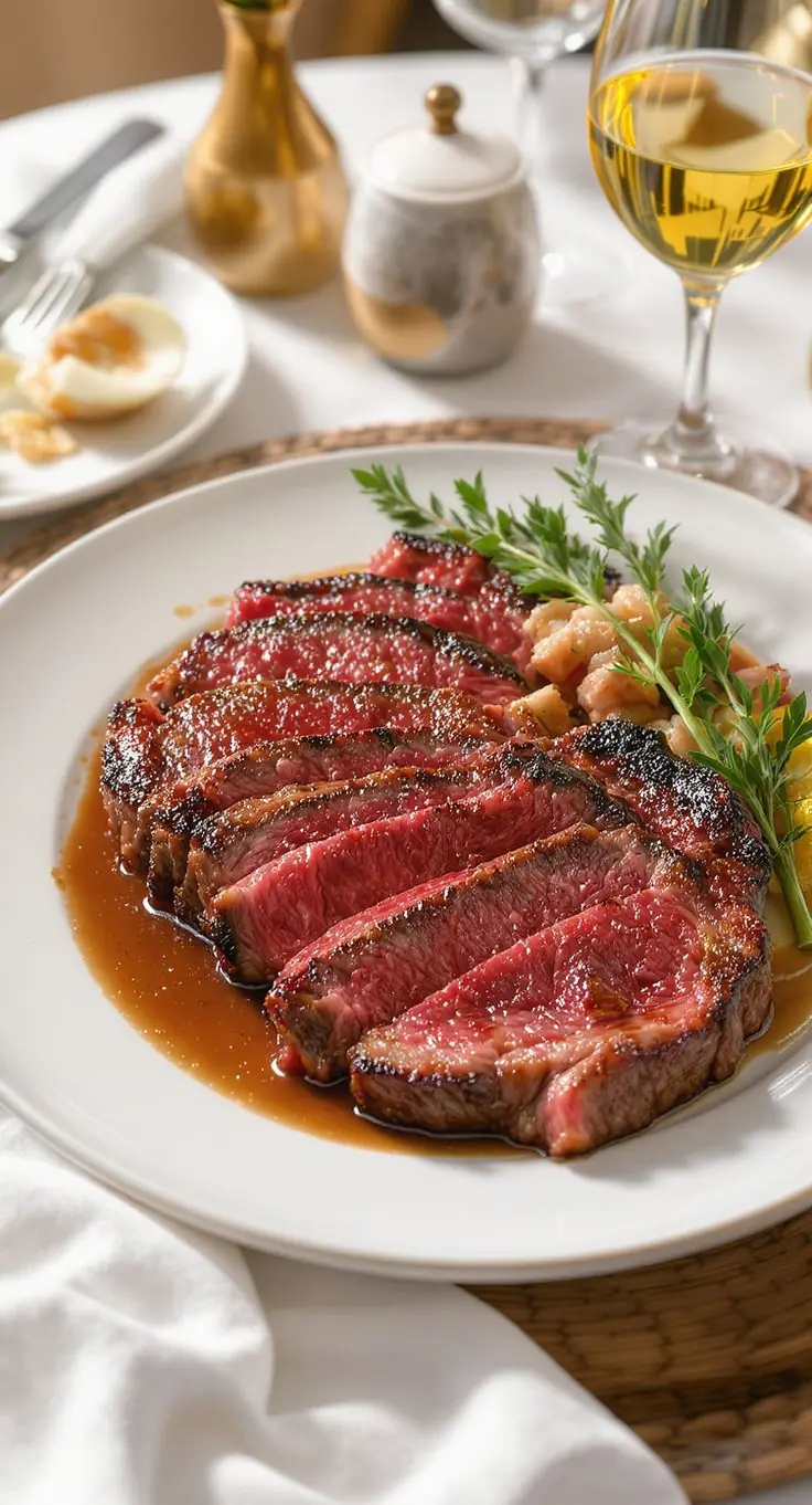 🥩 Garlic Butter Herb Steak (Juicy, Perfectly Seared)
