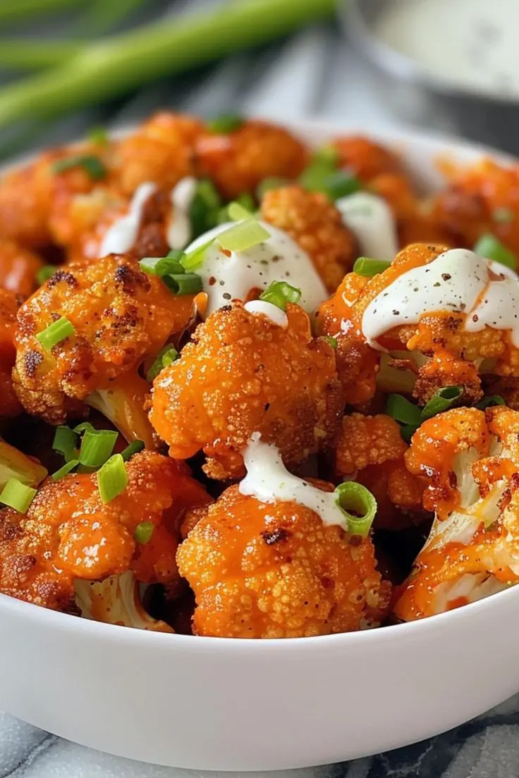 πΆοΈ Buffalo Cauliflower Bites (Crispy, Spicy & Addictive)