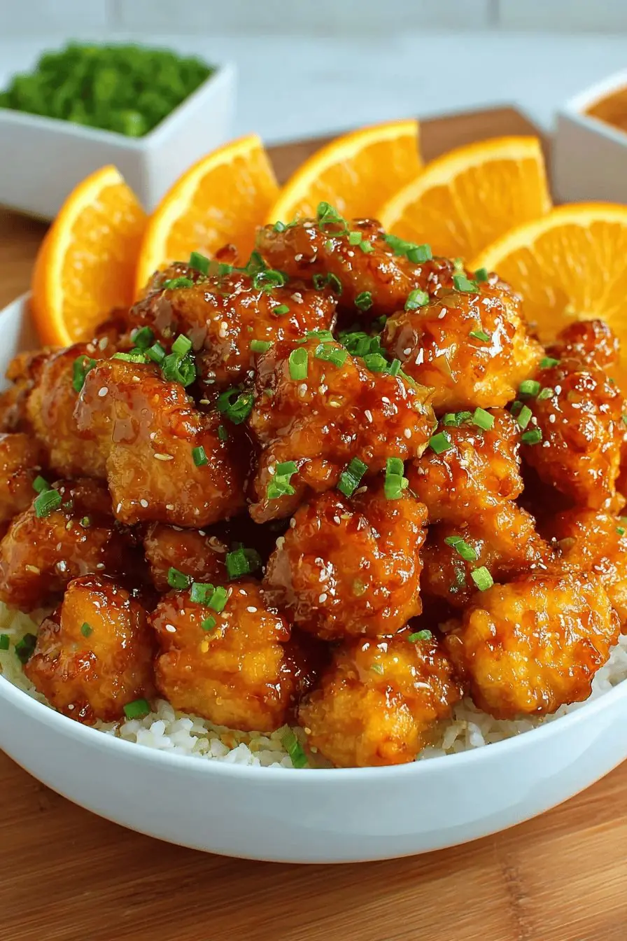 🍊 Crispy Orange Chicken (Sticky, Crispy & Addictive)