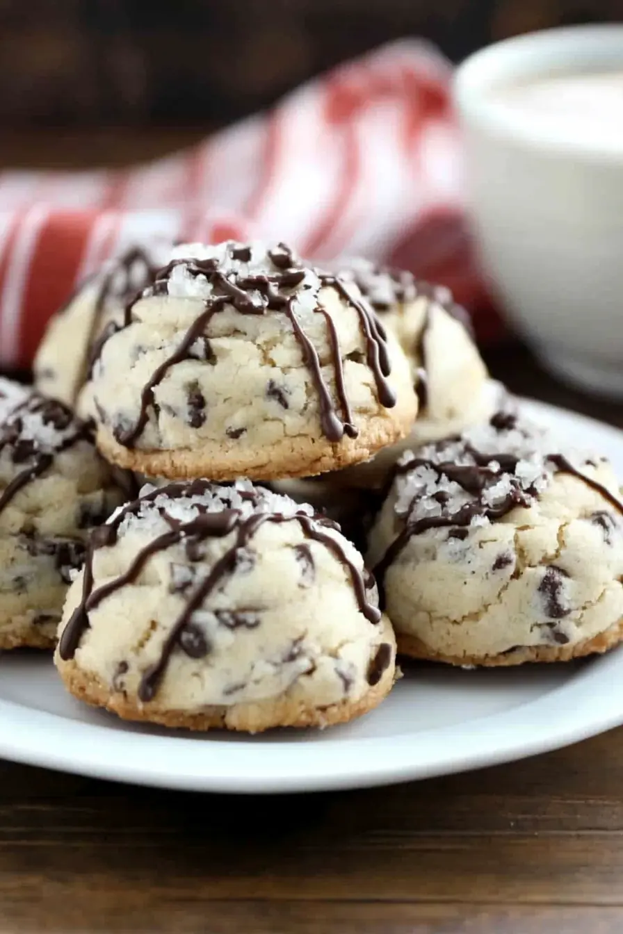 Cannoli Cookies – Shattered-Gold Crust with a High-Gloss Ebony Mirror