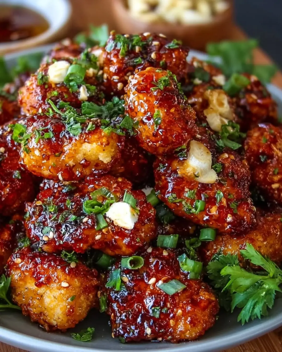 🍗🔥 Crispy Honey Garlic Chili Chicken Bites