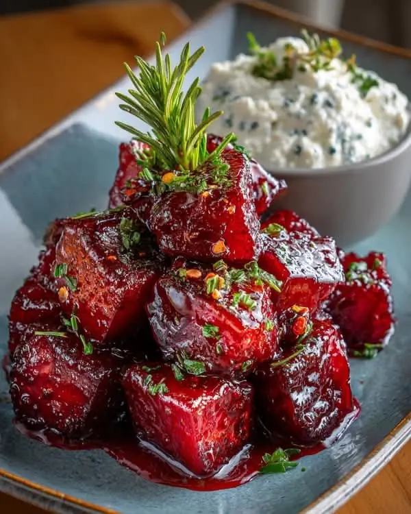 ❤️🔥 Glazed Beetroot Bites (Sweet & Savory)