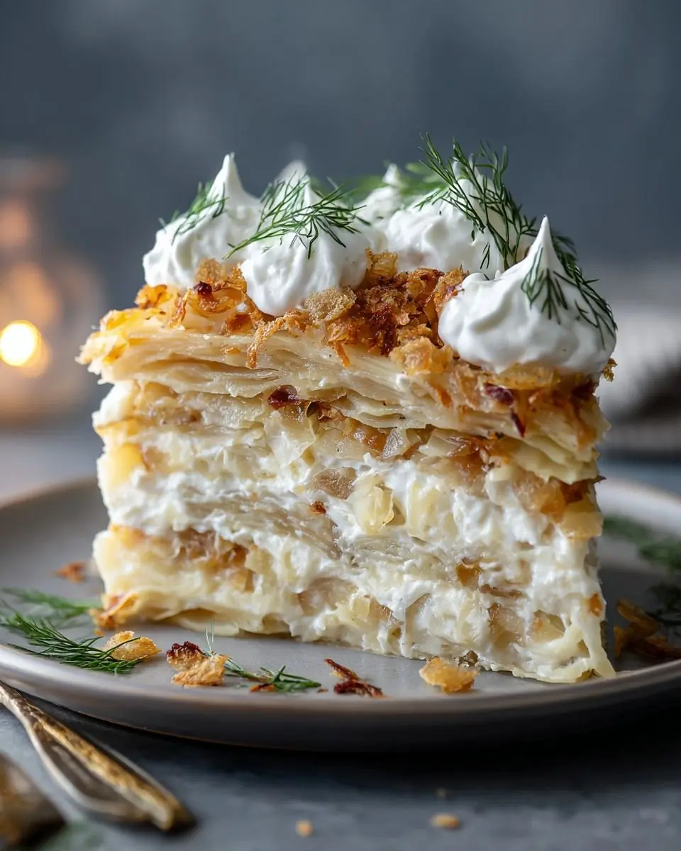 🥔🧀 Creamy Layered Potato Bake (Potato Lasagna Style)